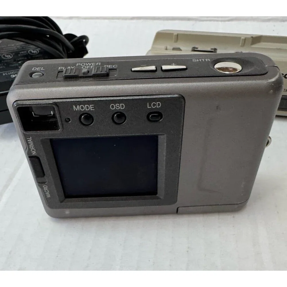 Panasonic Digital Camera PV-DC180 PalmCam w/ Charger Station Memory Card Japan